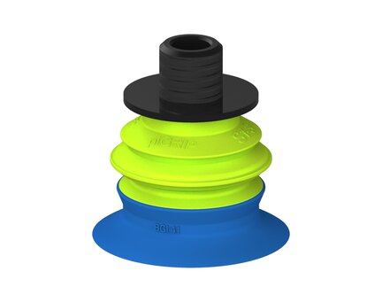 Przysawka piGRIP, warga do worków z pierśc. wzmac.Ø41 mm, 1 mieszek, podstawa typ 1, gwint niski NPT 1/4" zew., (G.BGI41-2S50.B1.S1.NTL14M.00) (9977153) - Piab