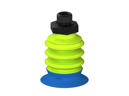 Przysawka piGRIP, warga do worków z pierśc. wzmac.Ø41 mm, 3 mieszki, podstawa typ 1, G1/4" zew., (G.BGI41-2S50.B3.S1.G14M.19) (9945960) - Piab