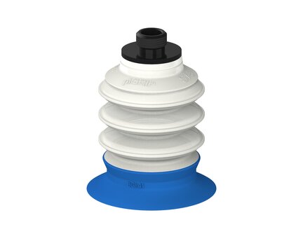 Przysawka piGRIP, warga do worków z pierśc. wzmac.Ø41 mm, 3 mieszki, podstawa typ 1, gwint niski G 1/8" zew., filtr siatkowy, FDA (G.BGI41-2S50.B3.S1.GL18M.01.FDA) (9954368) - Piab