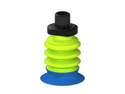 Przysawka piGRIP, warga do worków z pierśc. wzmac.Ø41 mm, 3 mieszki, podstawa typ 1, gwint M14x1 zew., (G.BGI41-2S50.B3.S1.MMF14M.00) (9916892) - Piab