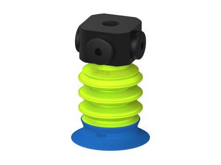 Przysawka piGRIP, warga do worków z pierśc. wzmac.Ø41 mm, 3 mieszki, podstawa typ 1, NPSF 5x1/8" wew., (G.BGI41-2S50.B3.S1.NS518F.00) (9925584) - Piab