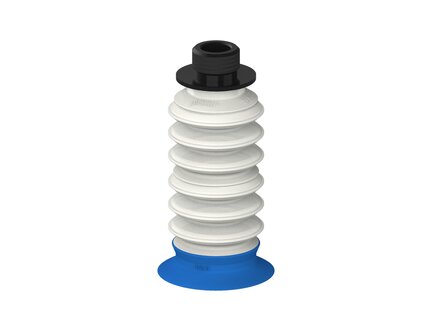 Przysawka piGRIP, warga do worków z pierśc. wzmac.Ø41 mm, 6 mieszków, (3+3), podstawa typ 1, gwint niski G3/8" zew.,, FDA (G.BGI41-2S50.B6.S1.GL38M.00.FDA) (9943464) - Piab