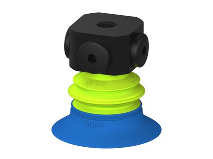 Przysawka piGRIP, warga do worków z pierśc. wzmac., Ø48 mm, 1 mieszek, podstawa typ 1, NPSF 5x1/8" wew., (G.BGI48-2S50.B1.S1.NS518F.00) (9963151) - Piab