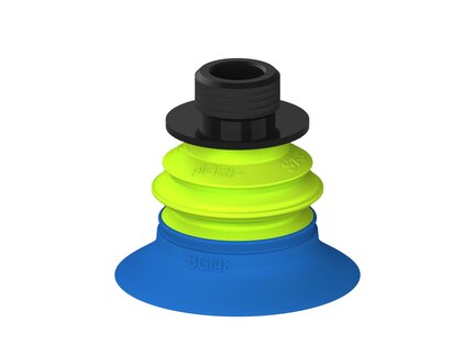 Przysawka piGRIP, warga do worków z pierśc. wzmac., Ø48 mm, 1 mieszek, podstawa typ 1, gwint niski G3/8" zew., (G.BGI48-2S50.B1.S1.GL38M.00) (9917247) - Piab