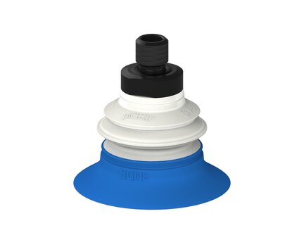 Przysawka piGRIP, warga do worków z pierśc. wzmac., Ø48 mm, 1 mieszek, podstawa typ 1, gwint M10 zew.,, FDA (G.BGI48-2S50.B1.S1.MM10M.00.FDA) (9915006) - Piab
