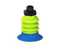 Przysawka piGRIP, warga do worków z pierśc. wzmac., Ø48 mm, 3 mieszki, podstawa typ 1, G1/4" zew., filtr siatkowy (G.BGI48-2S50.B3.S1.G14M.01) (9914151) - Piab