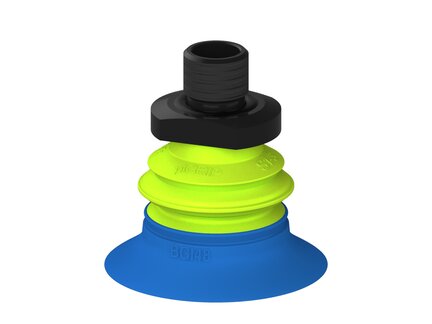 Przysawka piGRIP, warga do worków z pierśc. wzmac., Ø48 mm, 1 mieszek, podstawa typ 1, gwint M14x1 zew., (G.BGI48-2S50.B1.S1.MMF14M.00) (9931391) - Piab