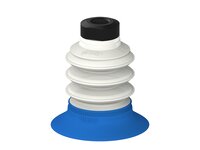 Przysawka piGRIP, warga do worków z pierśc. wzmac., Ø48 mm, 3 mieszki, podstawa typ 1, NPSF 1/8" wew., filtr siatkowy, FDA (G.BGI48-2S50.B3.S1.NS18F.01.FDA) (9930009) - Piab