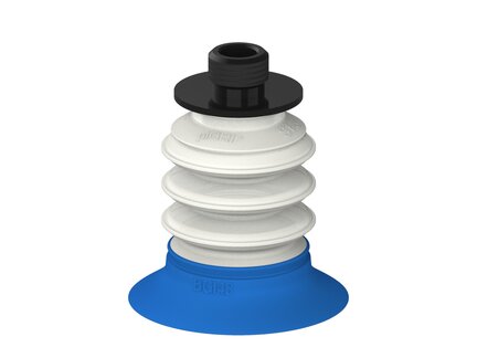Przysawka piGRIP, warga do worków z pierśc. wzmac., Ø48 mm, 3 mieszki, podstawa typ 1, gwint niski G1/4" zew.,, FDA (G.BGI48-2S50.B3.S1.GL14M.00.FDA) (9966008) - Piab