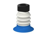 Przysawka piGRIP, warga do worków z pierśc. wzmac., Ø48 mm, 3 mieszki, podstawa typ 1, NPT 3/8" wew., filtr siatkowy, FDA (G.BGI48-2S50.B3.S1.NT38F.01.FDA) (9916087) - Piab