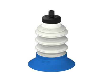Przysawka piGRIP, warga do worków z pierśc. wzmac., Ø48 mm, 3 mieszki, podstawa typ 1, M6 zew., filtr siatkowy, FDA (G.BGI48-2S50.B3.S1.MM6M.01.FDA) (9954781) - Piab