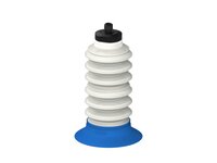 Przysawka piGRIP, warga do worków z pierśc. wzmac., Ø48 mm, 6 mieszków, (3+3), podstawa typ 1, M6 zew., filtr siatkowy, FDA (G.BGI48-2S50.B6.S1.MM6M.01.FDA) (9965108) - Piab