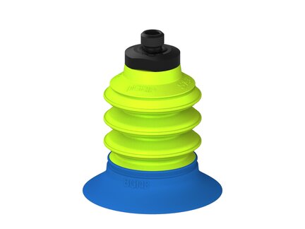 Przysawka piGRIP, warga do worków z pierśc. wzmac., Ø48 mm, 3 mieszki, podstawa typ 1, gwint M8x1 zew., (G.BGI48-2S50.B3.S1.MMF8M.00) (9931025) - Piab