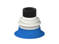 Przysawka piGRIP, warga do worków z pierśc. wzmac.Ø63 mm, 1 mieszek, podstawa typ 1, G1/2" wew., filtr siatkowy, FDA (G.BGI63-2S50.B1.S1.G12F.01.FDA) (9916985) - Piab