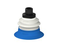 Przysawka piGRIP, warga do worków z pierśc. wzmac.Ø63 mm, 1 mieszek, podstawa typ 1, gwint M16x1.5 zew.,, FDA (G.BGI63-2S50.B1.S1.MMF16M.00.FDA) (9944720) - Piab