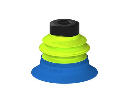 Przysawka piGRIP, warga do worków z pierśc. wzmac.Ø63 mm, 1 mieszek, podstawa typ 1, NPSF 1/4" wew., (G.BGI63-2S50.B1.S1.NS14F.00) (9938483) - Piab