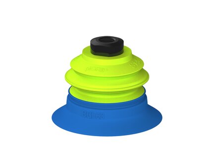 Przysawka piGRIP, warga do worków z pierśc. wzmac.Ø63 mm, 1 mieszek, podstawa typ 1, NPSF 1/8" wew., (G.BGI63-2S50.B1.S1.NS18F.00) (9914914) - Piab