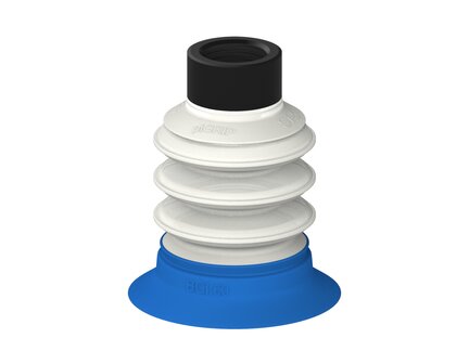 Przysawka piGRIP, warga do worków z pierśc. wzmac.Ø63 mm, 3 mieszki, podstawa typ 1, G1/2" wew., piSAVE 05/60 (G.BGI63-2S50.B3.S1.G12F.15.FDA) (9921437) - Piab