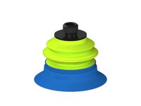 Przysawka piGRIP, warga do worków z pierśc. wzmac.Ø63 mm, 1 mieszek, podstawa typ 1, gwint niski G1/4" zew., filtr siatkowy (G.BGI63-2S50.B1.S1.GL14M.01) (9942284) - Piab