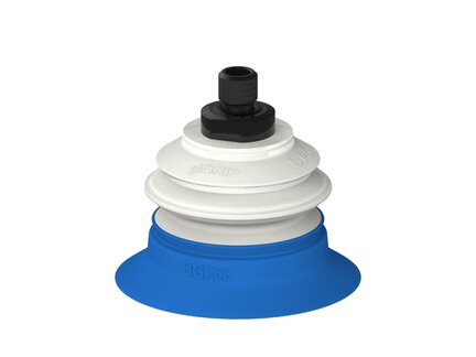 Przysawka piGRIP, warga do worków z pierśc. wzmac.Ø63 mm, 1 mieszek, podstawa typ 1, gwint M10 zew.,, FDA (G.BGI63-2S50.B1.S1.MM10M.00.FDA) (9915005) - Piab