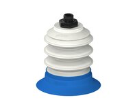 Przysawka piGRIP, warga do worków z pierśc. wzmac.Ø63 mm, 3 mieszki, podstawa typ 1, G1/8" zew., filtr siatkowy, FDA (G.BGI63-2S50.B3.S1.G18M.01.FDA) (9923829) - Piab