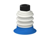 Przysawka piGRIP, warga do worków z pierśc. wzmac.Ø63 mm, 3 mieszki, podstawa typ 1, G3/8" wew., filtr siatkowy, FDA (G.BGI63-2S50.B3.S1.G38F.01.FDA) (9960652) - Piab