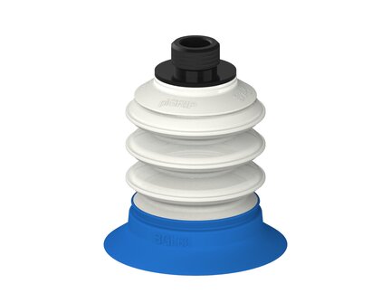 Przysawka piGRIP, warga do worków z pierśc. wzmac.Ø63 mm, 3 mieszki, podstawa typ 1, gwint niski G3/8" zew.,, FDA (G.BGI63-2S50.B3.S1.GL38M.00.FDA) (9942808) - Piab