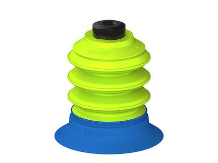Przysawka piGRIP, warga do worków z pierśc. wzmac.Ø63 mm, 3 mieszki, podstawa typ 1, filtr siatkowy (G.BGI63-2S50.B3.S1.MM8F.01) (9924990) - Piab