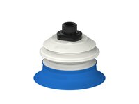 Przysawka piGRIP, warga do worków z pierśc. wzmac.Ø80 mm, Silikon 50°, 1 mieszek, podstawa typ 1, G3/8" zew., filtr siatkowy, FDA (G.BGI80S50.B1.S1.G38M.01.FDA) (9922143) - Piab