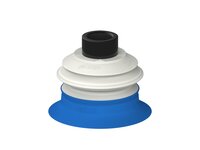Przysawka piGRIP, warga do worków z pierśc. wzmac.Ø80 mm, Silikon 50°, 1 mieszek, podstawa typ 1, G1/2" wew., filtr siatkowy, FDA (G.BGI80S50.B1.S1.G12F.01.FDA) (9918116) - Piab
