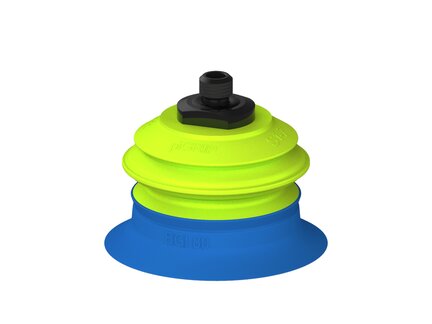Przysawka piGRIP, warga do worków z pierśc. wzmac.Ø80 mm, Silikon 50°, 1 mieszek, podstawa typ 1, M12 zew., (G.BGI80S50.B1.S1.MM12M.00) (9922008) - Piab