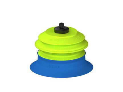 Przysawka piGRIP, warga do worków z pierśc. wzmac.Ø80 mm, Silikon 50°, 1 mieszek, podstawa typ 1, M6 zew., (G.BGI80S50.B1.S1.MM6M.00) (9960663) - Piab