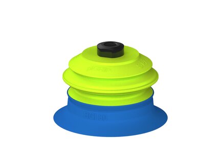 Przysawka piGRIP, warga do worków z pierśc. wzmac.Ø80 mm, Silikon 50°, 1 mieszek, podstawa typ 1, NPSF 1/8" wew., (G.BGI80S50.B1.S1.NS18F.00) (9917037) - Piab