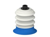 Przysawka piGRIP, warga do worków z pierśc. wzmac.Ø80 mm, Silikon 50°, 3 mieszki, podstawa typ 1, gwint niski G3/8" zew.,, FDA (G.BGI80S50.B3.S1.GL38M.00.FDA) (9955043) - Piab