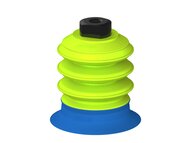 Przysawka piGRIP, warga do worków z pierśc. wzmac.Ø80 mm, Silikon 50°, 3 mieszki, podstawa typ 1, (G.BGI80S50.B3.S1.MM12F.00) (9960936) - Piab
