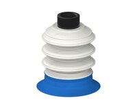 Przysawka piGRIP, warga do worków z pierśc. wzmac.Ø80 mm, Silikon 50°, 3 mieszki, podstawa typ 1, G1/2" wew.,, FDA (G.BGI80S50.B3.S1.G12F.00.FDA) (9914079) - Piab