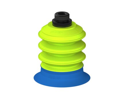 Przysawka piGRIP, warga do worków z pierśc. wzmac.Ø80 mm, Silikon 50°, 3 mieszki, podstawa typ 1, G1/2" zew., piSAVE 05/60 (G.BGI80S50.B3.S1.G12M.15) (9914975) - Piab
