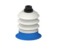 Przysawka piGRIP, warga do worków z pierśc. wzmac.Ø80 mm, Silikon 50°, 3 mieszki, podstawa typ 1, G1/2" zew.,, FDA (G.BGI80S50.B3.S1.G12M.00.FDA) (9918752) - Piab