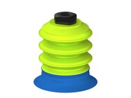 Przysawka piGRIP, warga do worków z pierśc. wzmac.Ø80 mm, Silikon 50°, 3 mieszki, podstawa typ 1, G1/4" wew., (G.BGI80S50.B3.S1.G14F.00) (9919929) - Piab