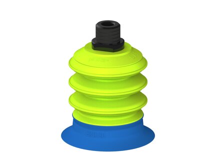 Przysawka piGRIP, warga do worków z pierśc. wzmac.Ø80 mm, Silikon 50°, 3 mieszki, podstawa typ 1, NPT 1/2" zew., (G.BGI80S50.B3.S1.NT12M.00) (9922000) - Piab
