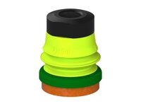 Przysawka piGRIP, warga piankowa, Ø25 mm, pianka NR (mocna), 1 mieszek, podstawa typ 1, G1/8" wew., (G.FLI25F.B1.S1.G18F.00) (9933195) - Piab