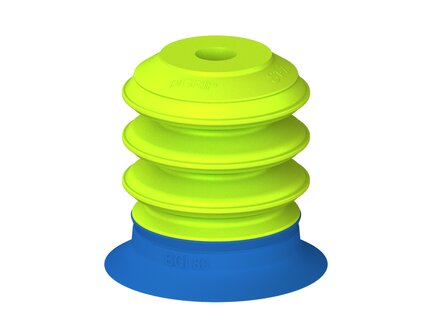Przysawka piGRIP, warga do worków z pierśc. wzmac.Ø80 mm, Silikon 50°, 3 mieszki, podstawa typ 1 (G.BGI80S50.B3.S1.XXX.00) (9923317) - Piab