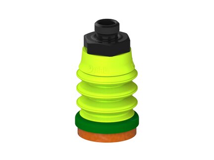 Przysawka piGRIP, warga piankowa, Ø25 mm, pianka NR (mocna), 3 mieszki, podstawa typ 1, G1/8" zew., (G.FLI25F.B3.S1.G18M.00) (9905854) - Piab