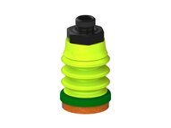 Przysawka piGRIP, warga piankowa, Ø25 mm, pianka NR (mocna), 3 mieszki, podstawa typ 1, G1/8" zew., (G.FLI25F.B3.S1.G18M.00) (9905854) - Piab