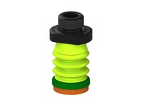 Przysawka piGRIP, warga piankowa, Ø25 mm, pianka NR (mocna), 3 mieszki, podstawa typ 1, G3/8" zew., (G.FLI25F.B3.S1.G38M.00) (9915965) - Piab