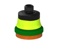 Przysawka piGRIP, warga piankowa, Ø25 mm, pianka NR (mocna), bez mieszków, podstawa typ 1, gwint M8x1 zew., (G.FLI25F.F.S1.MMF8M.00) (9960759) - Piab