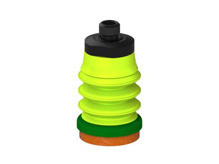 Przysawka piGRIP, warga piankowa, Ø25 mm, pianka NR (mocna), 3 mieszki, podstawa typ 1, gwint M8x1 zew., (G.FLI25F.B3.S1.MMF8M.00) (9906082) - Piab