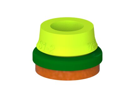 Przysawka piGRIP, warga piankowa, Ø25 mm, pianka NR (mocna), bez mieszków, podstawa typ 1 (G.FLI25F.F.S1.XXX.00) (9905727) - Piab