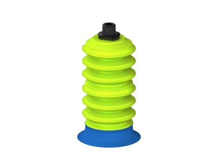 Przysawka piGRIP, warga do worków z pierśc. wzmac.Ø80 mm, Silikon 50°, 6 mieszków (3+3), podstawa typ 1, NPT 3/8" zew., (G.BGI80S50.B6.S1.NT38M.00) (9925491) - Piab