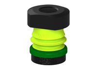 Przysawka piGRIP, warga piankowa, Ø25 mm, pianka EPDM (miękka), 1 mieszek, podstawa typ 1, G1/4" wew., dysk filtracyjny (G.FLI25S.B1.S1.G14F.02) (9935721) - Piab